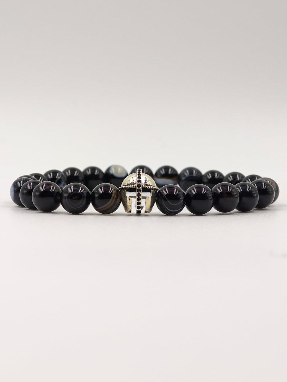 HAQUIQ BEADED BAND WITH SILVER WARRIOR CLASP