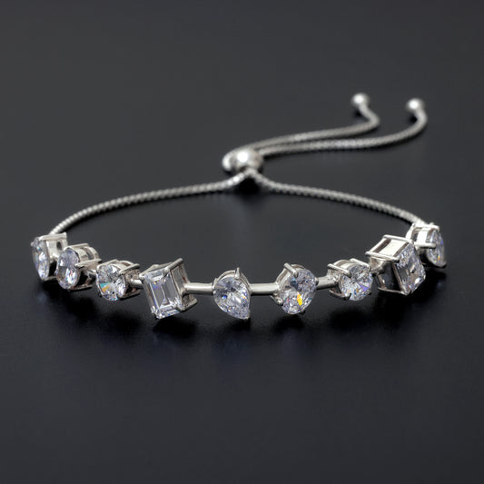 Multi Stone Bracelet With Adjustable Slider Lock Article 5