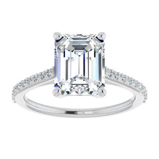 Emerald Cut Petite Ring