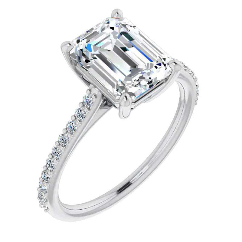 Emerald Cut Petite Ring