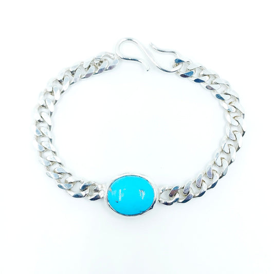 Iconic Firoza Silver Bracelet For Kids