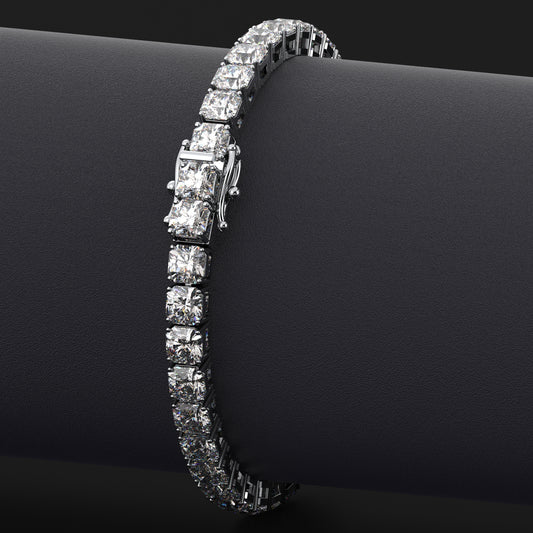 Asscher Cut Tennis Bracelet