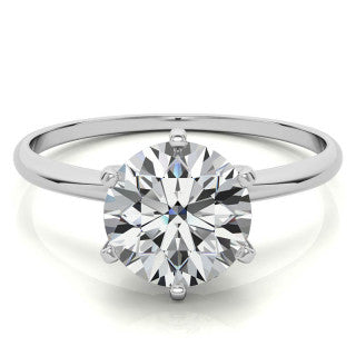 Round Shape Solitaire Ring