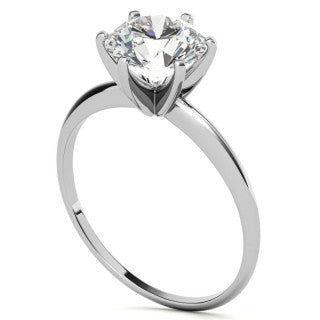 Round Shape Solitaire Ring