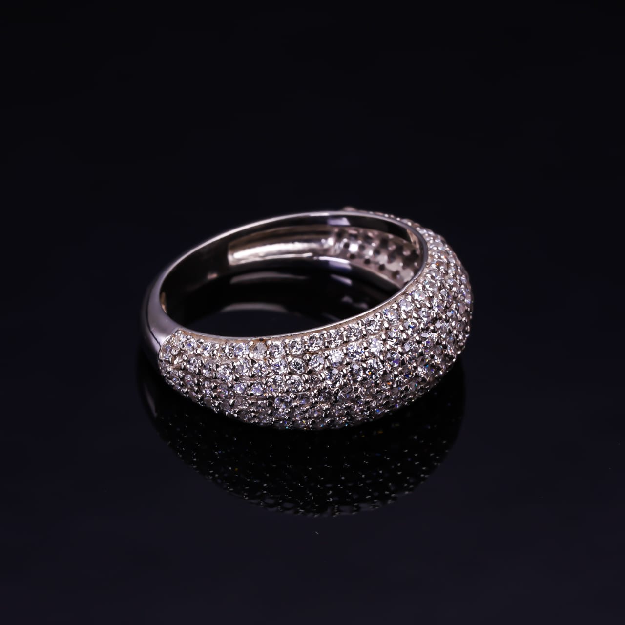 Pave Diamond Dome Ring