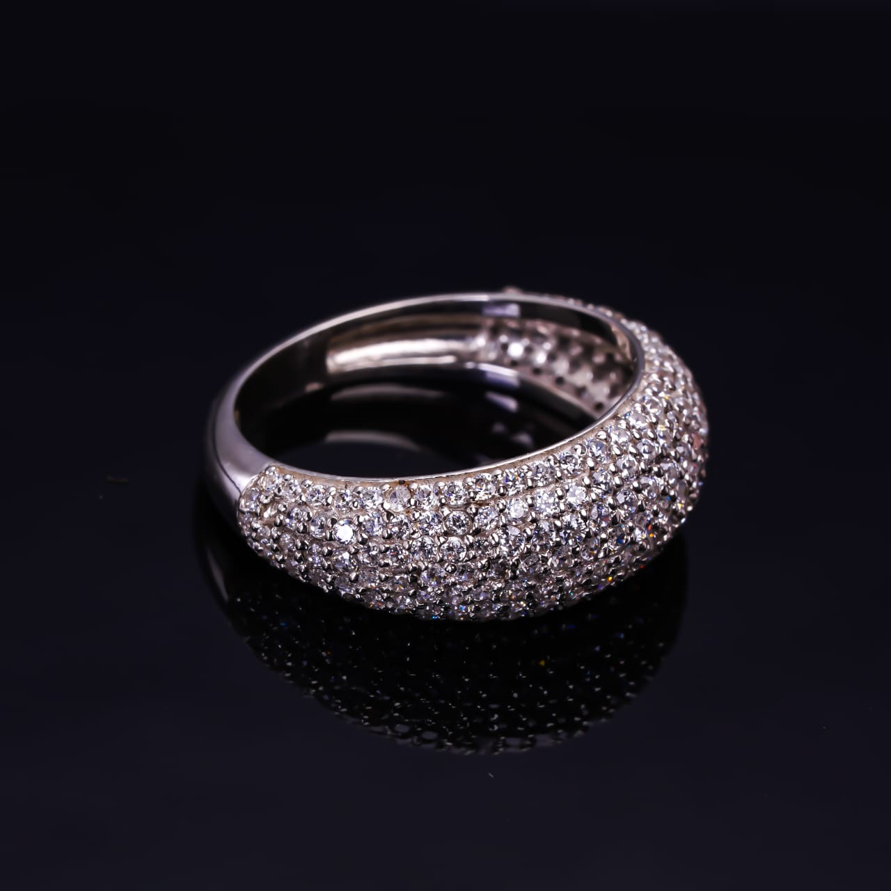 Pave Diamond Dome Ring