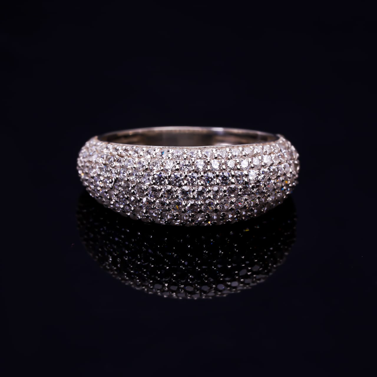 Pave Diamond Dome Ring