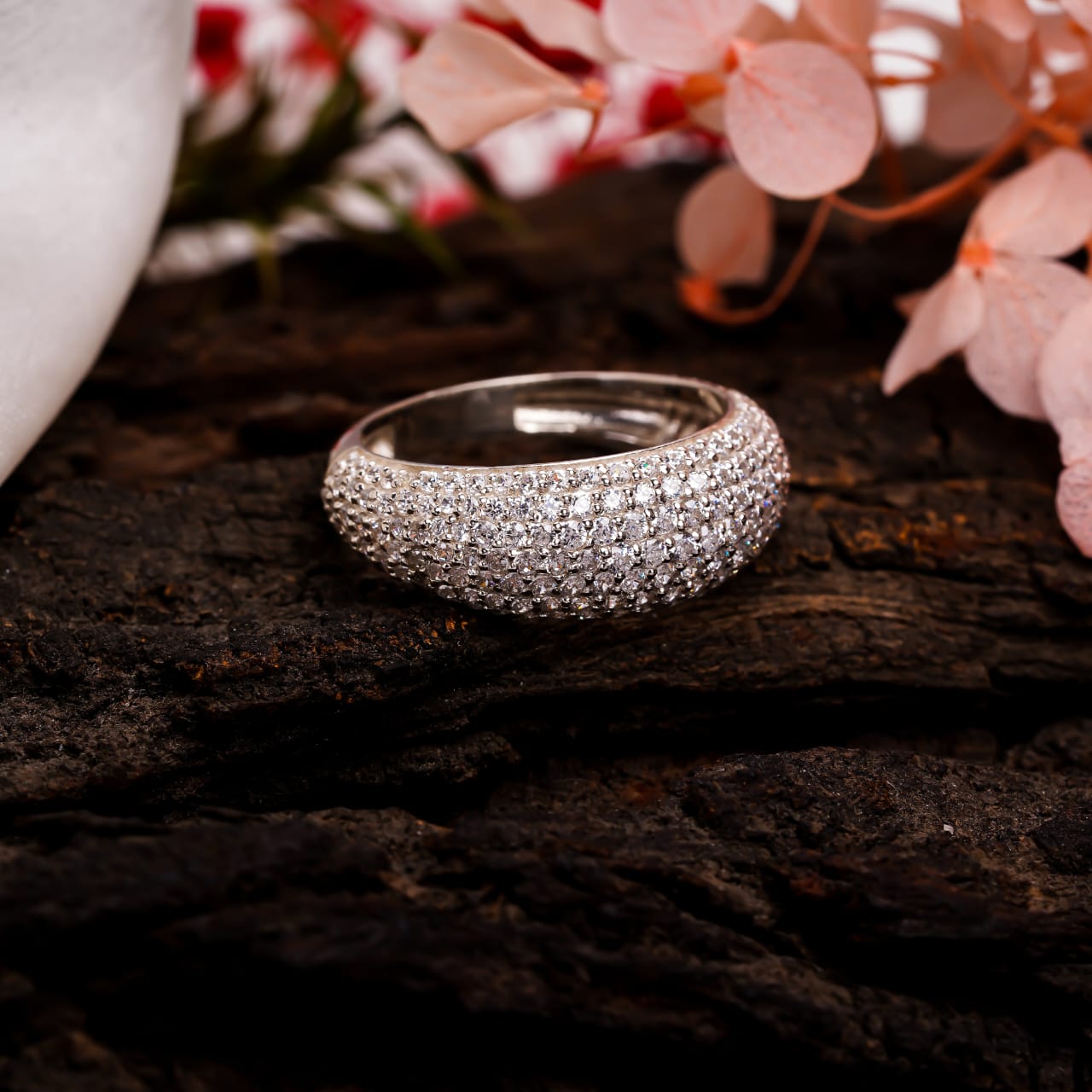 Pave Diamond Dome Ring